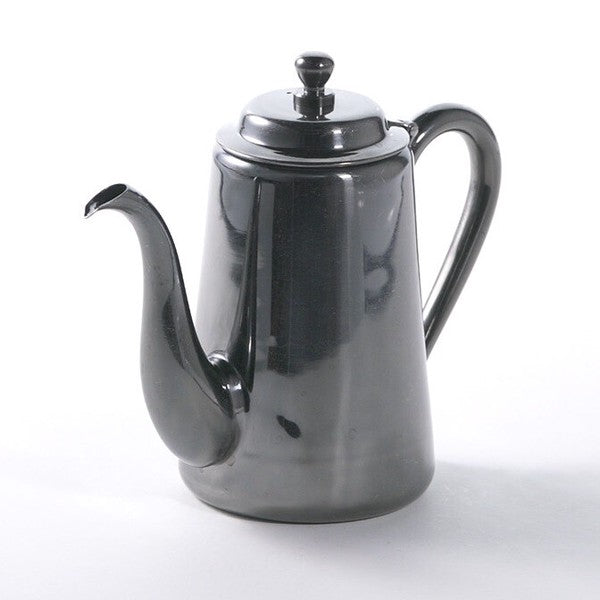 M型コーヒーポット アンティークシルバー<黒発色ダメージ加工注ぎ口追加溶接仕様><YUKIWA>(ユキワ)
