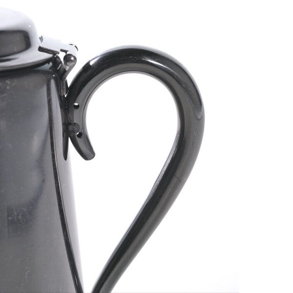 M型コーヒーポット アンティークシルバー<黒発色ダメージ加工注ぎ口追加溶接仕様><YUKIWA>(ユキワ)