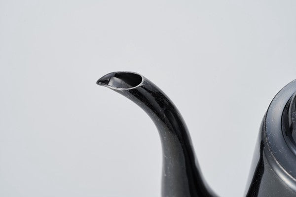 M型コーヒーポット アンティークシルバー<黒発色ダメージ加工注ぎ口追加溶接仕様><YUKIWA>(ユキワ)