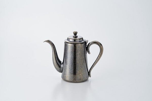 M型コーヒーポット アンティークゴールド<黒ダメージ金メッキ/注ぎ口追加溶接仕様><YUKIWA>(ユキワ)