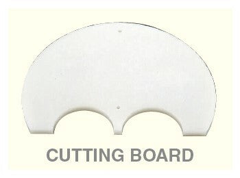 丸ローストビーフワゴン用カッティングボード(WOOD/PLASTIC)<YUKIWA>(ユキワ)