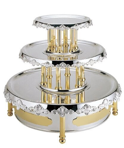 ピアッツァ 3段回転オードブルスタンド<YUKIWA>(ユキワ)