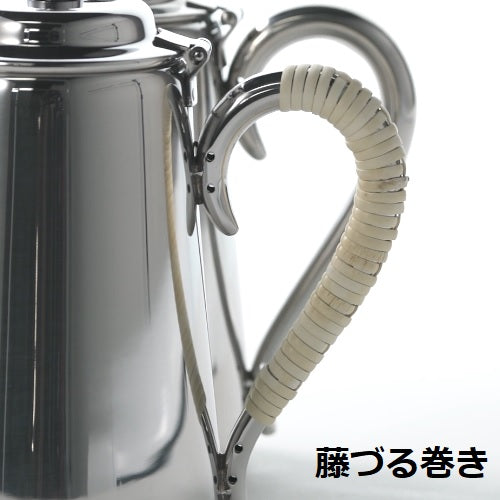 持ち込みM/菊渕/B渕コーヒーポット　藤づる巻き加工依頼